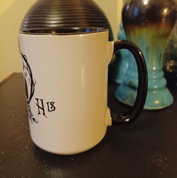 Disney Jack and Sally "His" black & white mug (072024C) - Picture 2 of 4